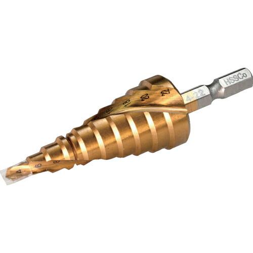 アストロプロダクツ スパイラルステップドリル 4~22mm DB175 ( 2011000011758 ) (株)ワールドツール | 
