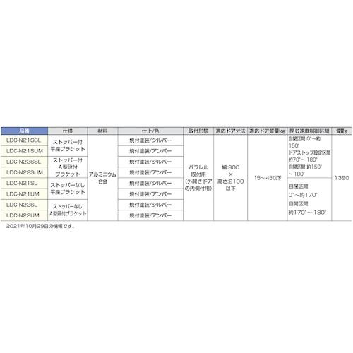 SUGATSUNE (270176059)/ラプコンクローザー  ( LDC-N22SL ) スガツネ工業(株) (メーカー取寄) |  | 01