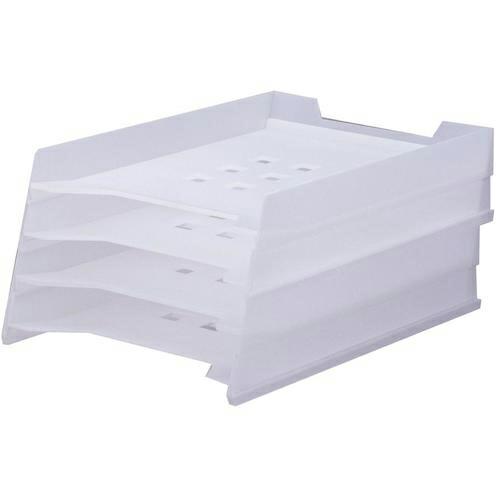 LIHIT マルチレタートレー 乳白 A4 ( A7300-1 ) (株)LIHIT LAB. | 