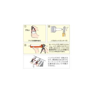 【SALE価格】TRUSCO ハンドル回転式カートリッジガン ( KGK ) |  | 02