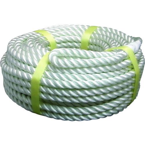 まつうら ( まつうら工業 )　電動ウインチ用ナイロンロープ（３打ち）　１０ｍｍΦ×２００ｍ　両端アイ加工 ( NR-3STRAND-10-200 )