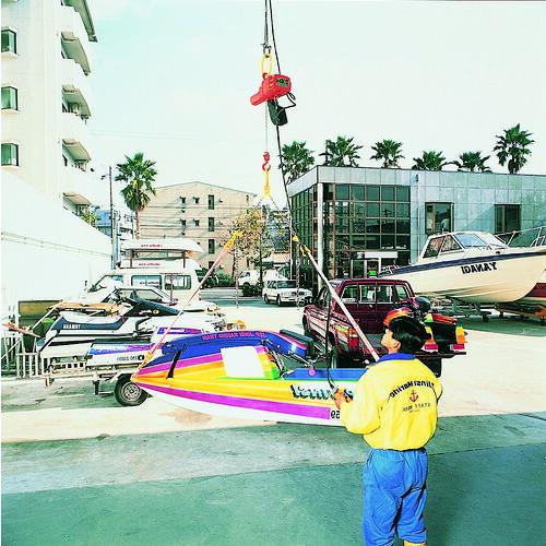 象印 単相100V小型電気チェーンブロック(1速型)100kg・3m (αS-01  3m) ( AS-K1030 ) 象印チェンブロック(株) |  | 04