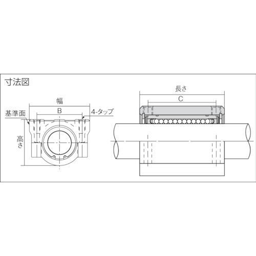 THK リニアブッシュ LMケースユニット(SC形) SUS製 内径φ40 ( SC40MUU )_1