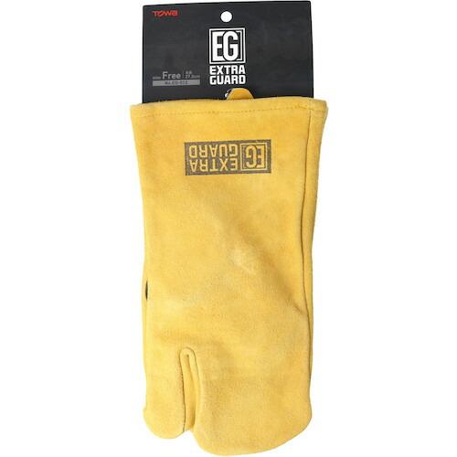 トワロン 牛床革手袋 EXTRAGUARD  TAKIBI 3本指 ( EG-013 ) |  | 03
