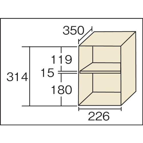 TRUSCO ( トラスコ中山 )　ＴＺ型防錆強化２０人用シューズロッカー　ホワイト ( TZWS45TL-C )_2