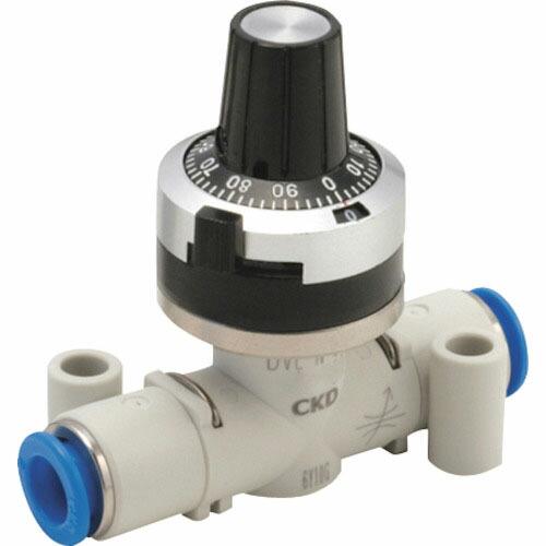 CKD ダイヤル付ニードルバルブ ニードル弁(禁油タイプ) ( DVL-N-06-H44-080 ) CKD(株) | 