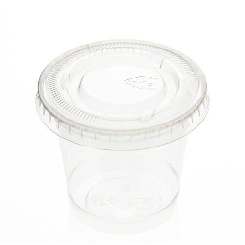 HEIKO 透明カップ A-PET 1オンス 蓋セット  50セット入り ( 004525000 ) (株)シモジマ |  | 02