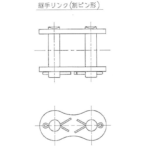 ENUMA EK120D割ピンタイプジョイントリンク ( EK120D DCJ ) (株)江沼チヱン製作所｜orangetool｜02