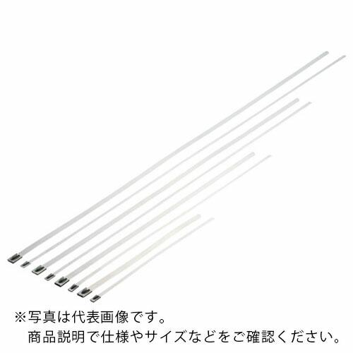PANDUIT MLTタイプ 自動ロック式ステンレススチールバンド SUS304 幅7.9mm 長さ362mm 50本入り  ( MLT4H-LP ) | 