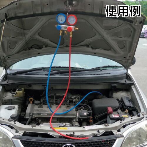 アストロプロダクツ HFC-134a マニホールドゲージ  ( 2007000011140 ) |  | 02