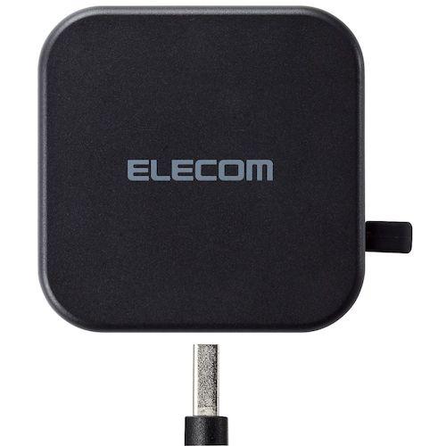 ELECOM AC充電器 2.4A出力 USB-C ケーブル同梱 1.5m USB-Aメス1ポート ブラック ( MPA-ACC23BK ) |  | 01