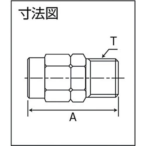 TRUSCO SUSメイルコネクタ 適用チューブ径10X8 ねじR3/8 ( TS10-03M (R3/8) ) トラスコ中山(株) |  | 01