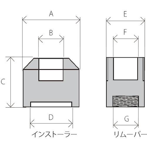 HASCO ( ハスコー )　ハブボルト交換器（大型／ＩＳＯ用） ( HBGA-22 )_4