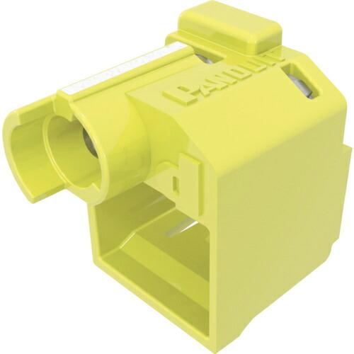 パンドウイットパッチコードロック(LANケーブルロック)黄色145個 PANDUIT ( パンドウイット ) パッチコードロック（LANケーブル