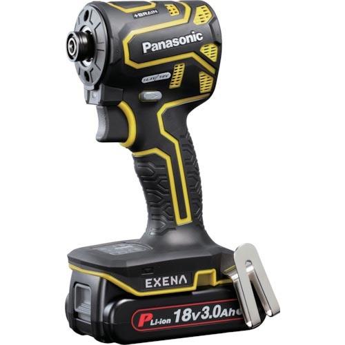 EXENA ( パナソニックエレクトリックワークス )　充電インパクトドライバー　１８Ｖ３．０Ａｈ電池セット品　黄 ( EZ1PD1N18D-Y )