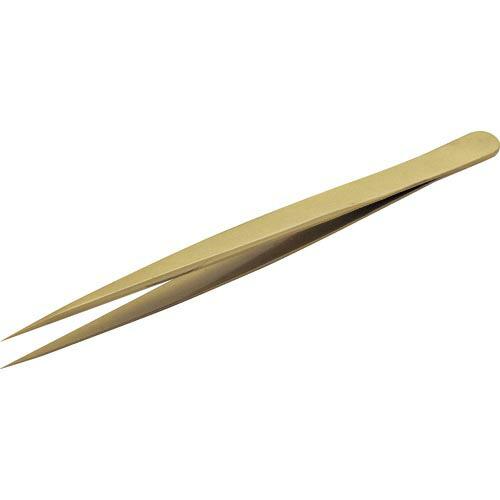 TRUSCO 真鍮製ピンセット 140mm 先細型 ( TSP-82 (シンチュウガタ140MM) ) トラスコ中山(株) | 