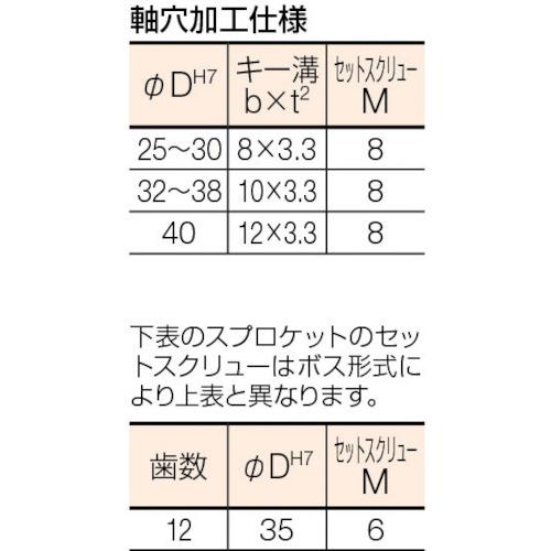 KANA FBスプロケット60 歯数12 外径83 軸穴径28 ( FBN60B12D28 ) |  | 01