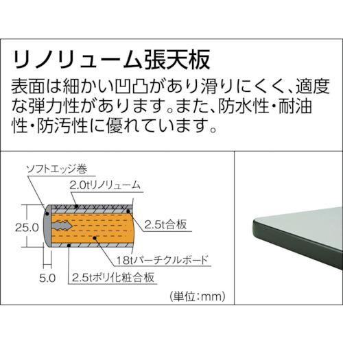 送料無料/即納 【SALE価格】TRUSCO CFWR型作業台 1800X900XH740 2段引出付 ダークグレー色 ( CFWR-1890F2 ) トラスコ中山(株)