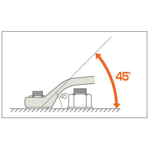 Ampco ( スナップオン・ツールズ )　両口４５度メガネレンチ　二面幅寸法１４×１７ｍｍ ( AMC1028 )_2