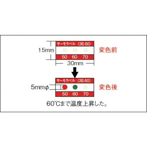 日油技研 サーモラベル3点表示屋外対応型 不可逆性 65度(1箱20枚入) ( 3E-65 (65-75-85ド) ) 日油技研工業(株) |  | 01