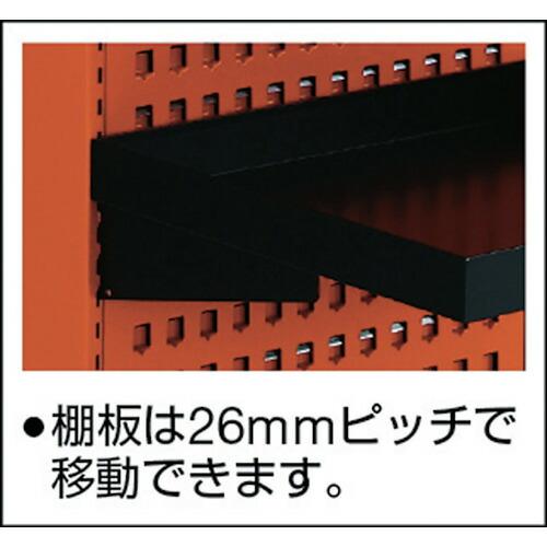 TRUSCO ( トラスコ中山 )　パンチングパネル付ツールワゴン　５０７Ｘ８３０ＸＨ１０５０ ( TVD-303R )_1