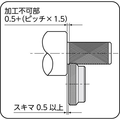 SUPER ( スーパーツール )　転造ローレットホルダーＥ型（キワ加工アヤ目用）Ｂ：２５ｍｍ　Ｈ：２５ｍｍ ( KH2E25 )_6