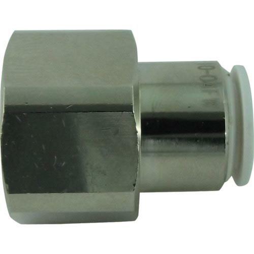 チヨダ ファイブフィメイルコネクタ W(白)10mm・RC1/2 ( F10-04FW ) 千代田通商(株) | 