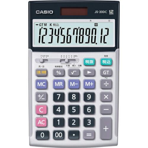 【SALE価格】カシオ 本格実務電卓 シルバー ( JS-20DC-N ) カシオ計算機(株) | 