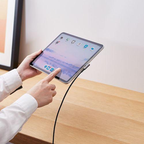 ELECOM USB(A-C)ケーブル スマホ用 認証品 L字コネクタ 抗菌・抗ウイルス 2.0m ブラック ( MPA-ACL20NBK2 ) |  | 05