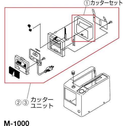 ECT テープディスペンサー用部品 オートフィードカッターユニット (MS-1100・MS-2200用) ( S656 ) (株)エクト｜orangetool｜03