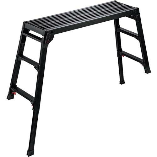 【SALE価格】ハセガワ 脚部伸縮式足場台(ブラックレーベル) (10060) ( DRSB-1000 ) 長谷川工業(株) | 