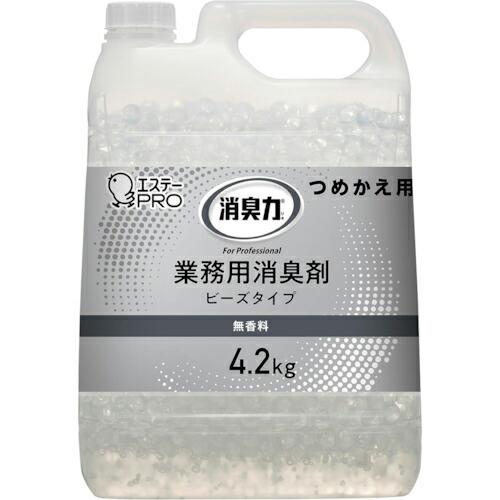 エステー 13036 G消臭力 ビーズタイプ特大 詰替 4.2kg 無香料  ( ST13038 ) | 