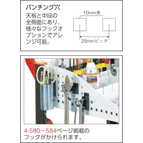 TRUSCO ( トラスコ中山 )　カスタムワゴン　キャビネット付　ブラック ( TAC-648TR-BK )_1