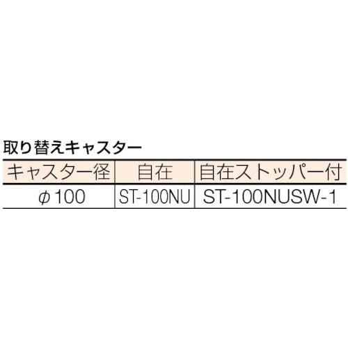 TRUSCO ( トラスコ中山 )　カスタムワゴン　キャビネット付　ホワイト ( TAC-648TR-W )_3