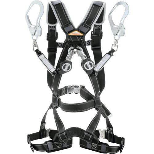 【SALE価格】トーヨーセフティ フルハーネス型巻取式(ロック装置付き)ダブルランヤード ( NO.FGH-144W ) 東洋物産工業(株) | 