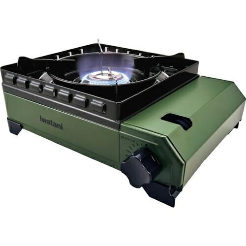 【SALE価格】Iwatani カセットフー タフまる オリーブ色 ( CB-ODX-1-OL ) 岩谷産業(株) | 