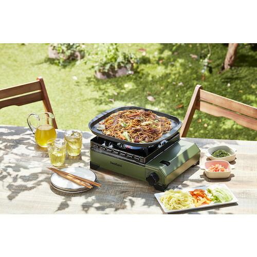 【SALE価格】Iwatani カセットフー タフまる オリーブ色 ( CB-ODX-1-OL ) 岩谷産業(株) |  | 06