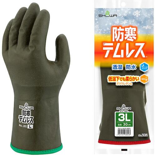 SHOWA 防寒手袋 No282防寒テムレス オリーブグリーン Lサイズ ( NO282-LOG ) ショーワグローブ(株) |  | 02