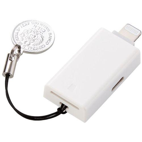 ELECOM Lightningカードリーダー microSD専用 Type-C変換アダプタ 直挿し ( MR-LD102WH ) |  | 05