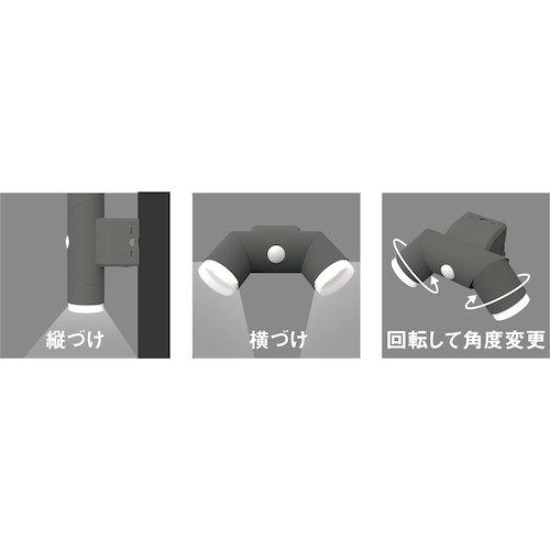 【SALE価格】RITEX 4.5W×2灯 乾電池式シンプルスタイルセンサーライト ( LED-CY260 ) |  | 03