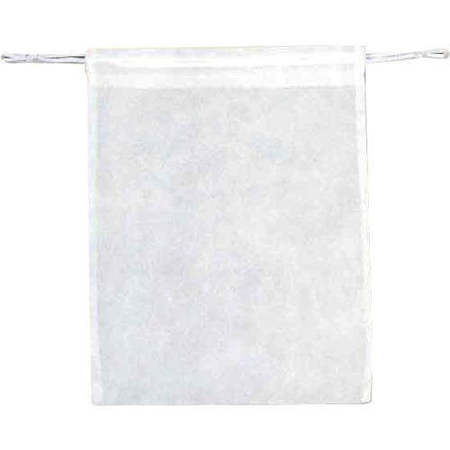 HEIKO 不織布バッグ 巾着タイプ 薄口シロ K25-33 10枚入り  ( 008739890 ) | 