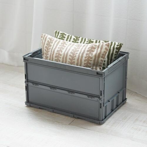 TRUSCO オリコン 薄型折りたたみコンテナ 50L グレー グレー ( TR-O50B GY ) トラスコ中山(株) |  | 07