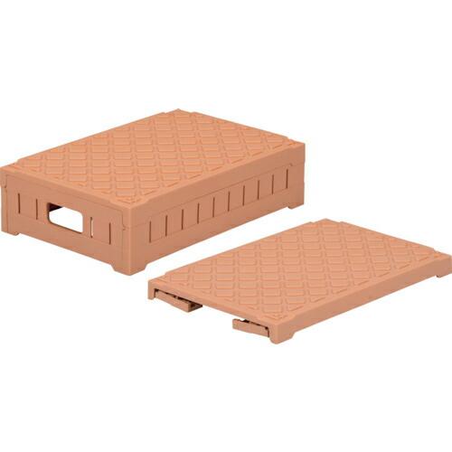 サンコー 折りたたみコンテナ 559810 ディスプレイオリコン6416 ブラウン ( 55981000BRBEI ) 三甲(株) | 