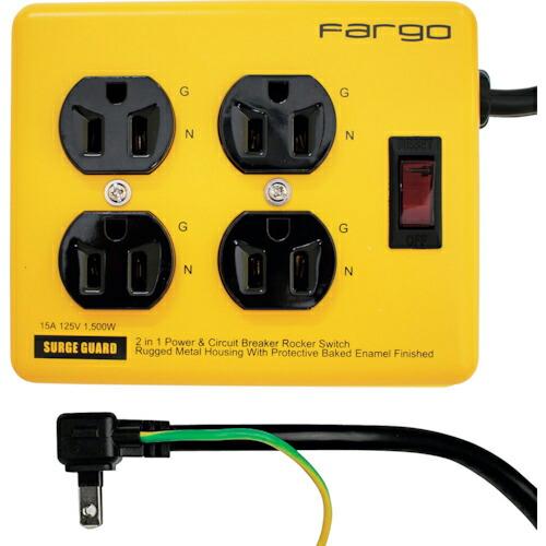 Fargo スチールタップ AC4個口 イエロー ( PT400YE ) (株)ファーゴ | 