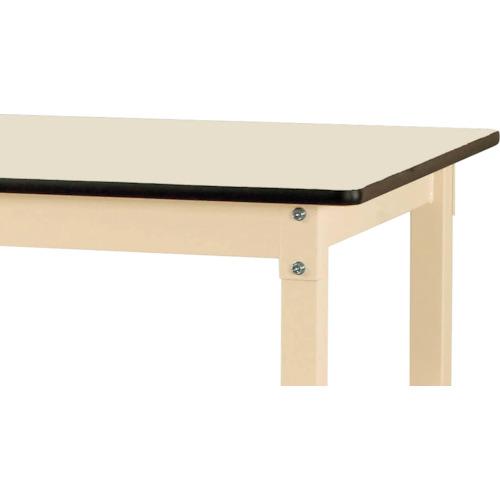 ヤマテック 中量作業台 ワークテーブル800シリーズ 固定式 中間棚付 W1500×D750×H900mm ヤマテックアイボリー ( SVMH-1575S2-II ) (メーカー取寄)_1
