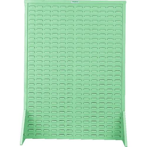 TRUSCO ( トラスコ中山 )　パネルコンテナラック　床置型　コンテナ小Ｘ５６中Ｘ１２　大Ｘ８　緑 ( T-16227N GN )_2