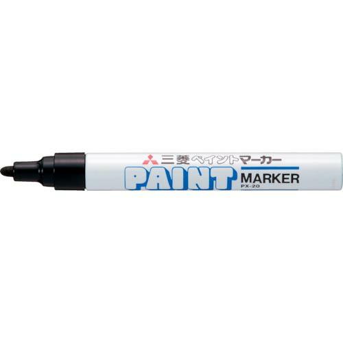 【SALE価格】uni ペイントマーカー油性中字 黒 ( PX20.24 ) 三菱鉛筆(株) | 