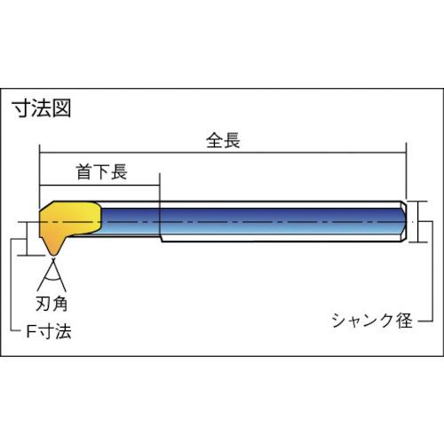 NOGA 超硬ソリッドバー タイニーツール・ねじ切り シャンク径3mm 刃角60° ( MIR3L15A60 ) カーメックス社 |  | 01