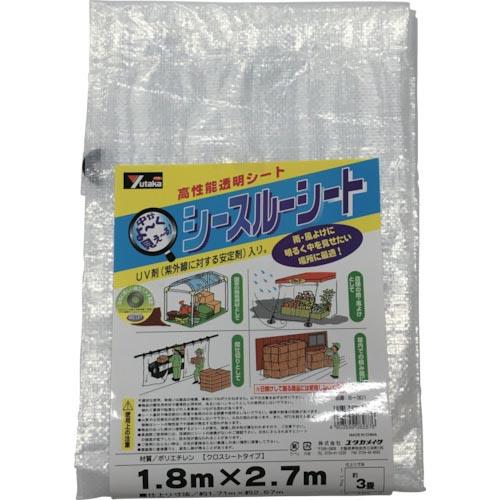 ユタカメイク シースルーシート 1.8m×2.7m ( B-301 ) (株)ユタカメイク | 