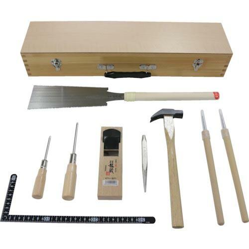 美品☆大工道具セット【 角利の大工道具セット】ノミ.カンナ.ノコギリ